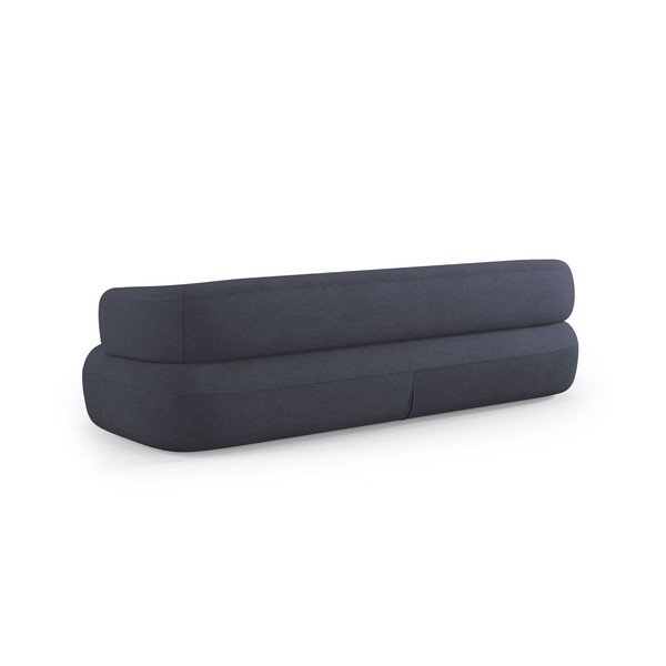Tamno plava sofa od bouclé tkanine 200 cm Jenny – Micadoni -image-4