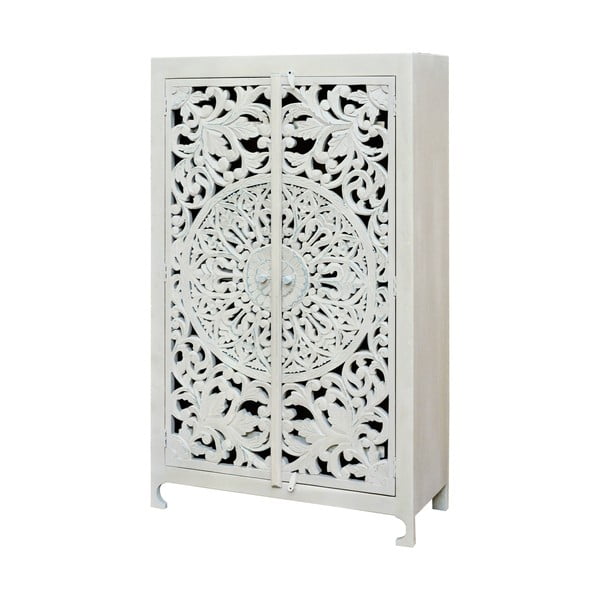 Krem ormarić od masivnog manga 165x40 cm Kalita – Støraa-image-1