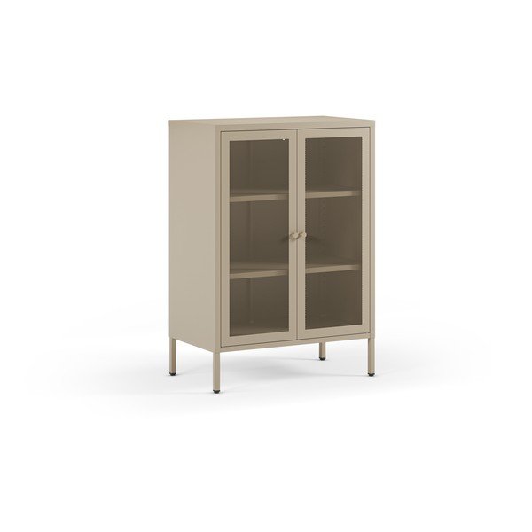 Krem metalni ormarić 70x100x40 cm Fayna – Marckeric-image-3