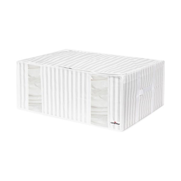 Bijelo-siva vakuumska kutija Compactor Stripes, širina 50 cm