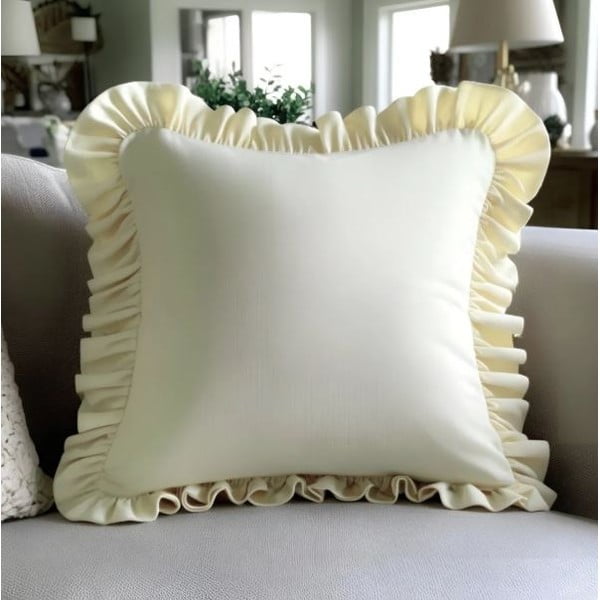 Ukrasna jastučnica od mješavine pamuka 40x40 cm Ruffled – Mila Home