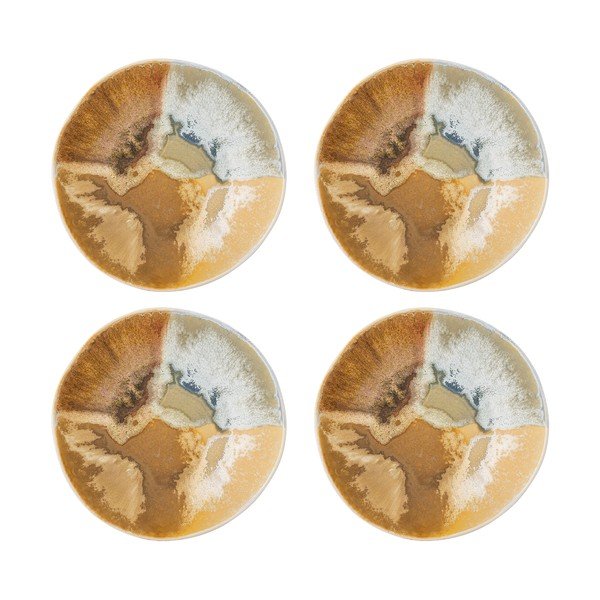 Krem zdjelice u setu 4 kom od kamenine 625 ml Lacey – Bloomingville-image-2