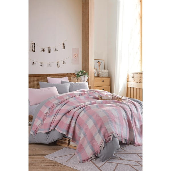 Ružičasti prekrivač 180x220 cm Warm Soft – Mijolnir-image-3