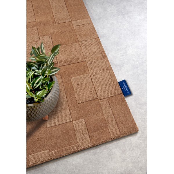 Smeđa ručno rađena vunenia staza 80x250 cm Wilhelmine – Villeroy&Boch-image-2