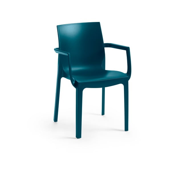 Tirkizna plastična vrtna stolica Emma - Rojaplast