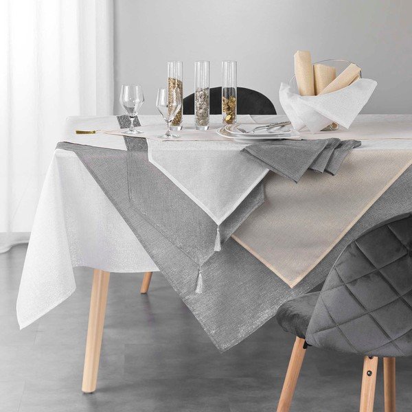 Tekstilni ubrusi u setu 3 kom Silvery – douceur d'intérieur-image-3