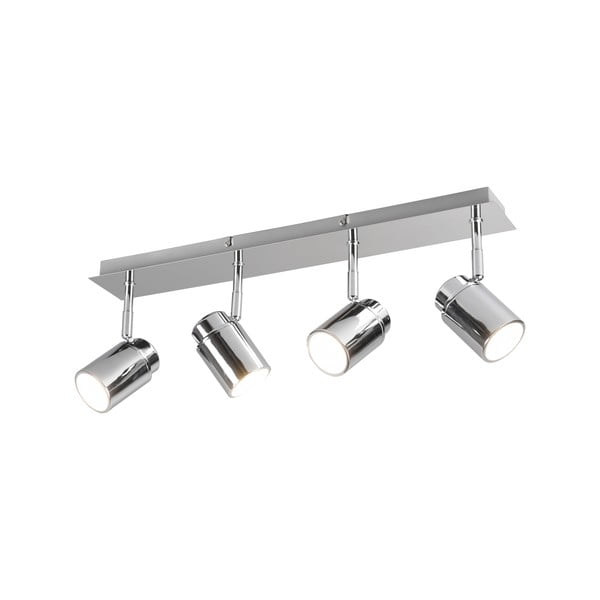 Metalni reflektor u sjajnoj srebrnoj boji 19x52 cm Angelo - Trio-image-3