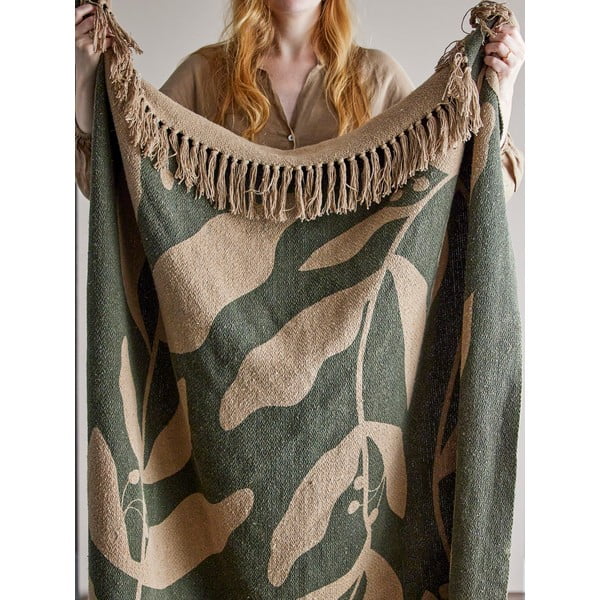 Deka od recikliranog pamuka 130x160 cm Geneva - Bloomingville-image-1