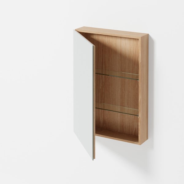 Hrastov kupaonski zidni ormarić Wireworks Slimfit-image-1