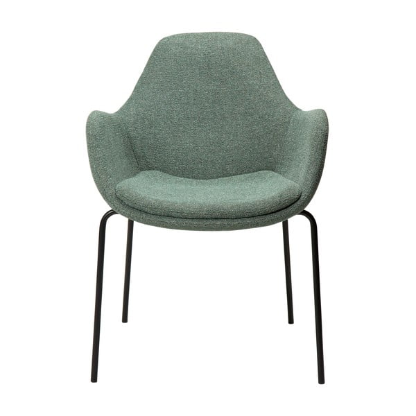 Svijetlo zelena fotelja od bouclé tkanine Zimmer – DAN-FORM Denmark