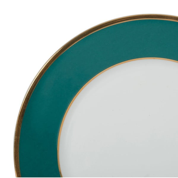 Desertni porculanski tanjur u boji petroleja ø 20,5 cm Ginger - Côté Table-image-4