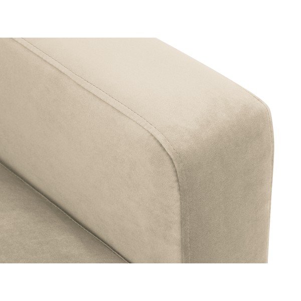 Bež baršunasti kauč Kooko Home Harmony, 220 cm-image-4