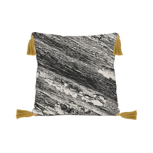 Crni-bež jastuk Madre Selva Hand 45 x 45 cm-image-4