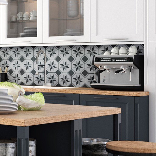 Set od 9 zidnih naljepnica Ambiance Cement Tiles Leg, 10 x 10 cm-image-3