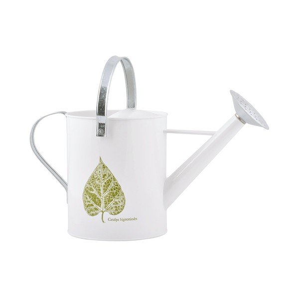 Set od 3 bijele posude za zalijevanje s motivom lista Esschert Design, 5 l-image-1