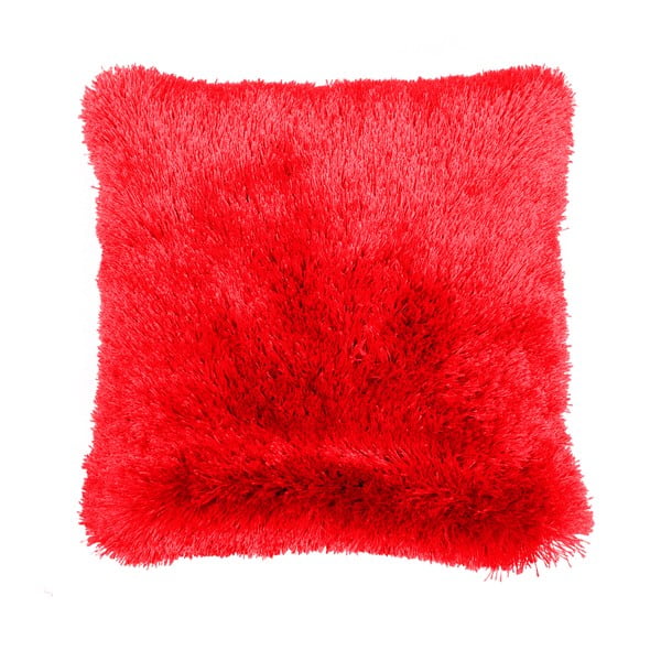 Tamnonarančasti svileni jastuk ZicZac Micropluche