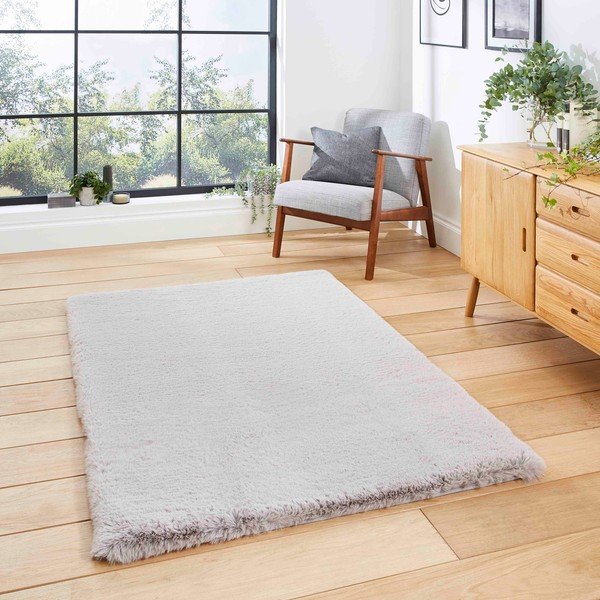 Svijetlo sivi tepih 150x230 cm Super Teddy – Think Rugs-image-1