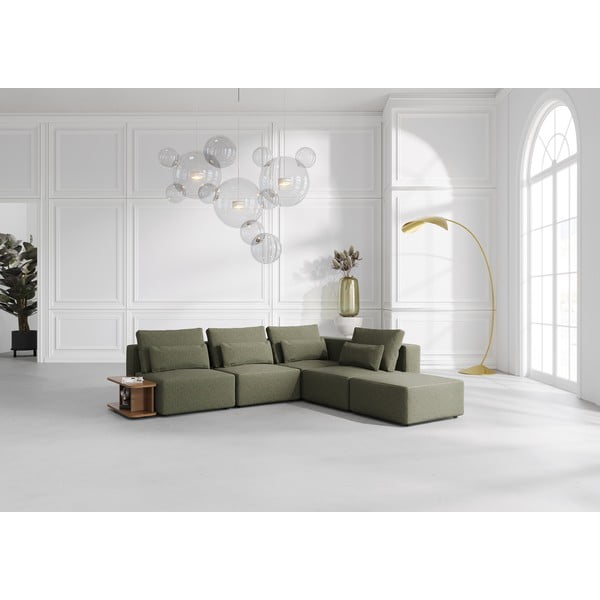 Zelena modularna sjedeća garnitura (promjenjiva) Riposo Ottimo – Sit Sit-image-3