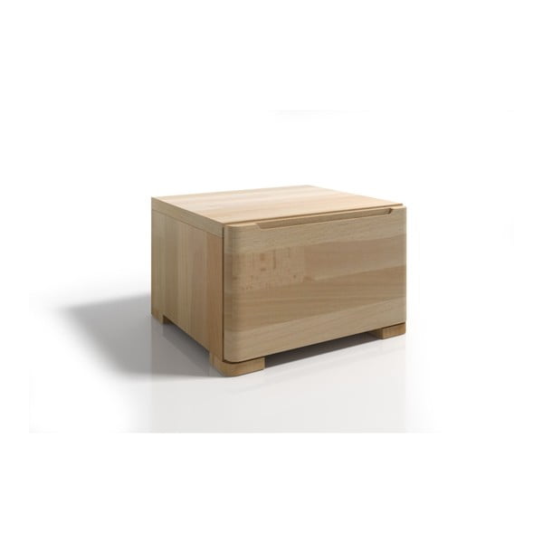 Noćni ormarić od bukovog drveta sa ladicom SKANDICA Sparta-image-1