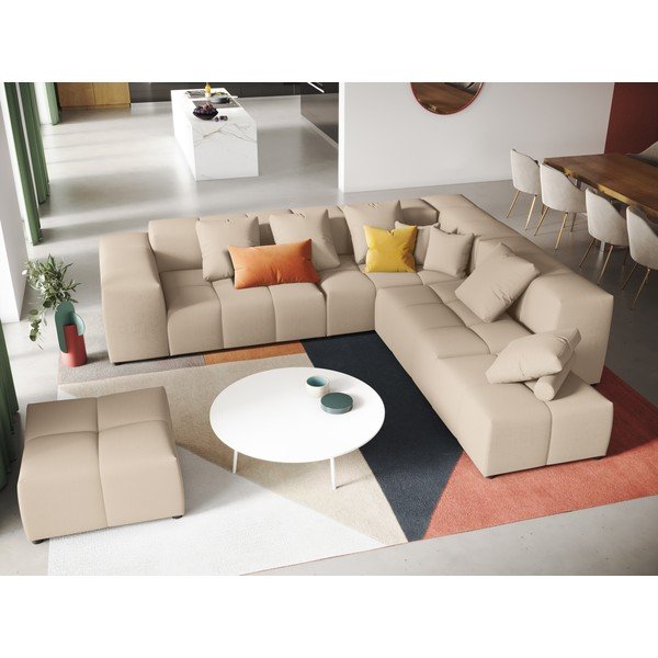 Bež kutna garnitura (varijabilna) Rome - Cosmopolitan Design-image-1