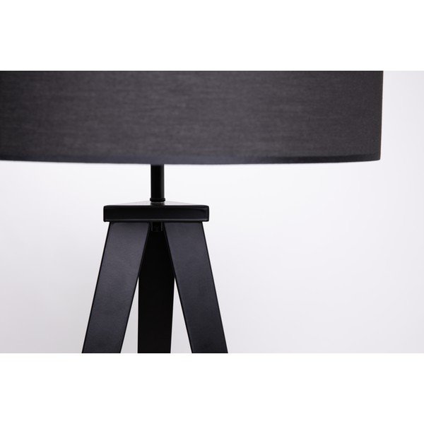 Podna svjetiljka s metalnim nogama i crnom sjenilom Bonami Essentials Kiki-image-1