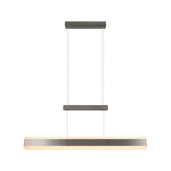 LED viseća svjetiljka u mat srebrnoj boji s metalnim sjenilom Arcola – Trio