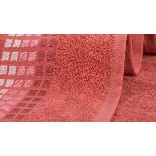 Ružičasti pamučan ručnik 70x140 cm Darwin – My House-image-1