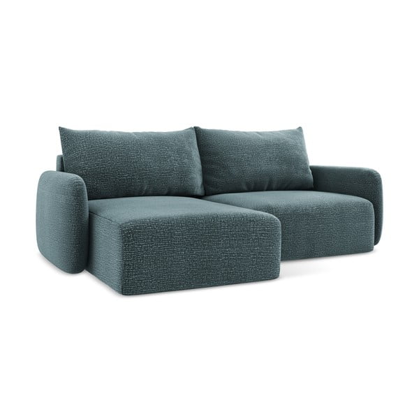 Tirkizna sklopiva/s prostorom za odlaganje kutna garnitura (s lijevim kutom) Kalena – Makamii-image-1