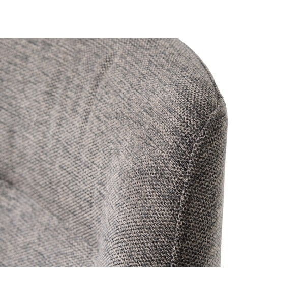 Siva podstavljena blagovaonska stolica s naslonima za ruke Roxana – Unique Furniture-image-4