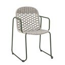 Siva metalna vrtna stolica Calana – Bloomingville