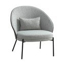 Svijetlo siva fotelja Canelas – House Nordic