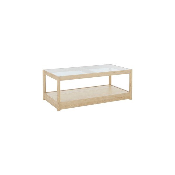 Stolić za kavu sa staklenom pločom stola u prirodnoj boji 60x120 cm Class – Ellos Home