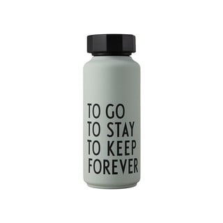 Svijetlo zelena termosica Design Letters Forever, 500 ml