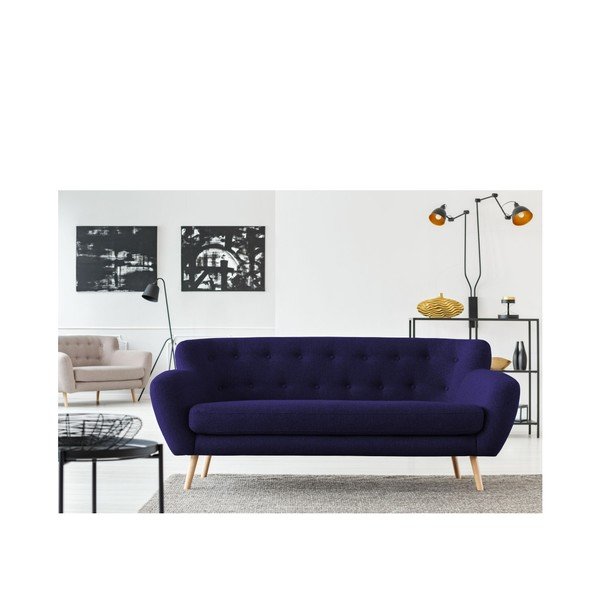 Tamnoplava sofa Cosmopolitan design London, 192 cm-image-4