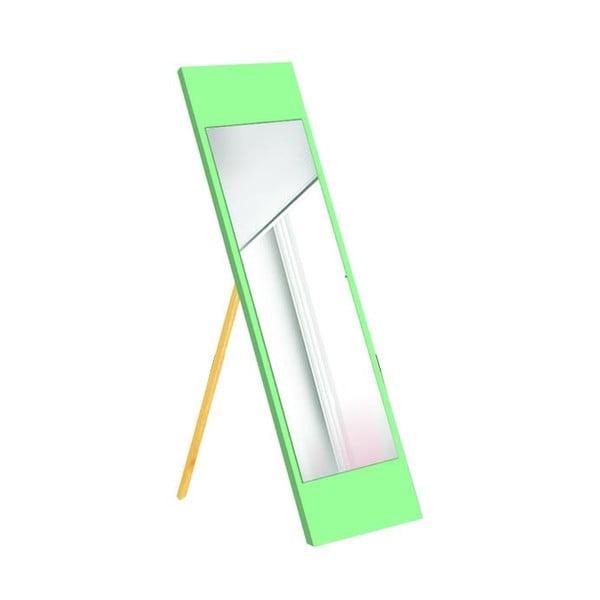 Stojeći zrcalo s zelenim okvirom oyo koncepta, 35 x 140 cm