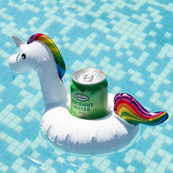 Prsten na napuhavanje za piće InnovaGoods Unicorn-image-2