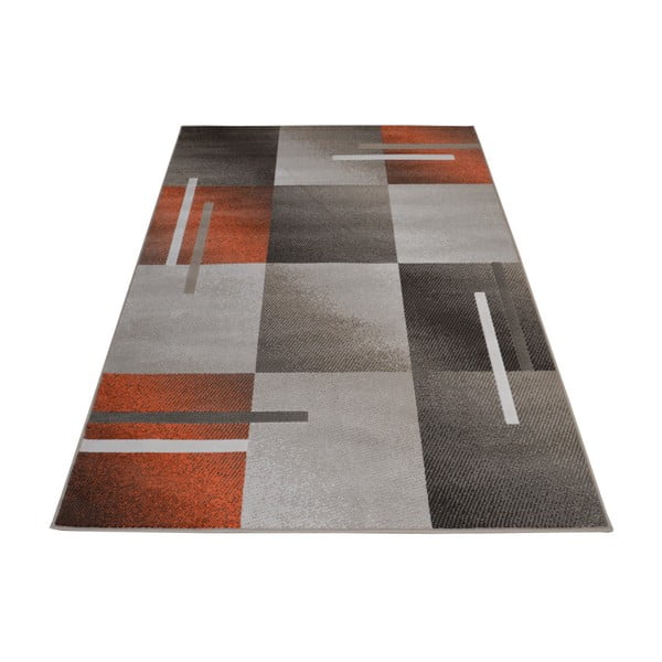 Smeđe-sivi tepih Webtappeti Modern, 140 x 200 cm
