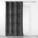 Antracitno siva zavjesa od samta 140x240 cm Analia – douceur d'intérieur