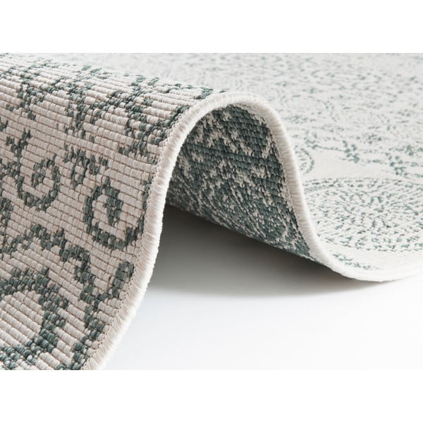 Zeleno-bijeli vanjski tepih Ragami Circle, 200 x 290 cm-image-1