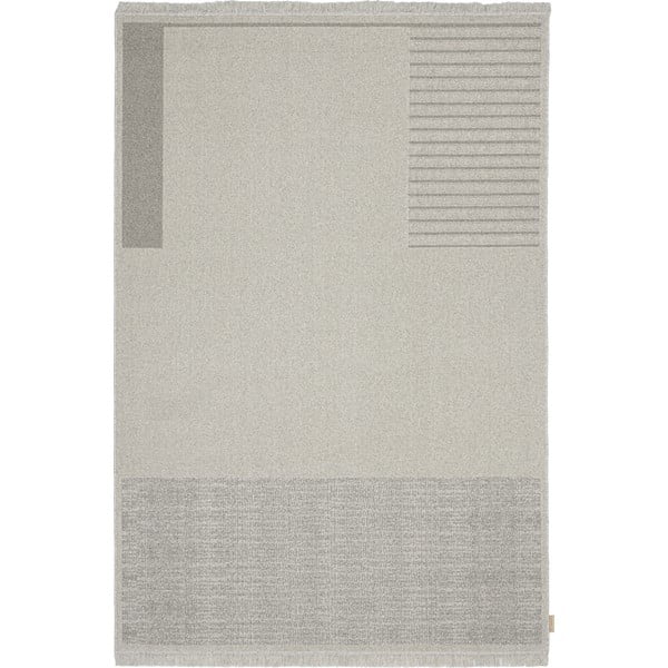 Svijetlo sivi vuneni tepih 200x300 cm Nizer – Agnella