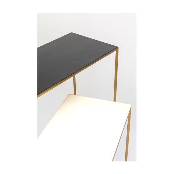 Set od 2 konzolna stola u zlatnoj boji Kare Design Charme-image-4