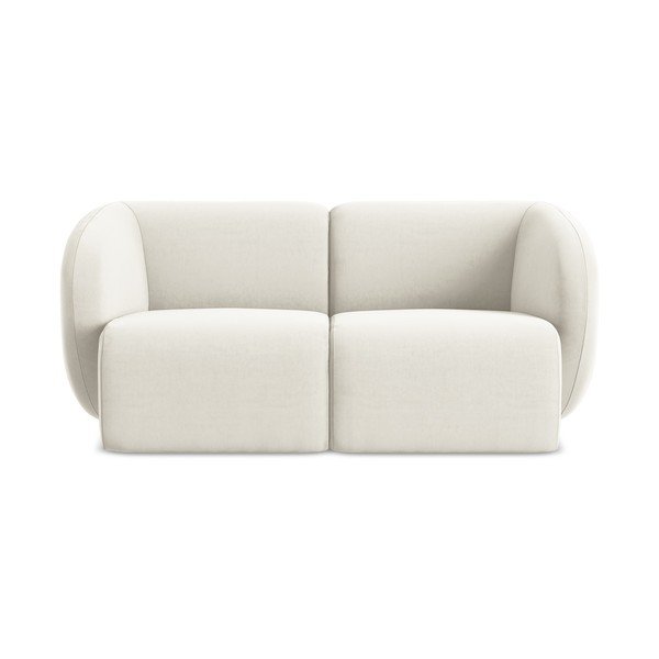 Bež baršunasti sofa 174 cm Lani – Makamii