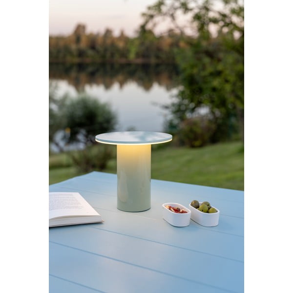 Mentol zelena LED stolna lampa s mogućnosti zatamnjivanja (visina 18 cm) Fungo – Remember-image-1