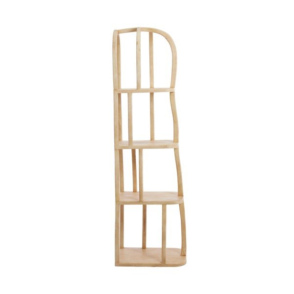 Regal od masivnog manga u svijetloj prirodnoj boji 53x175x40 cm Lowe – Light & Living-image-1