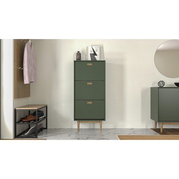 Zeleni preklopni ormarić za cipele Svea – Tenzo-image-4