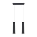 Crna metalna viseća svjetiljka Gleam – Sollux