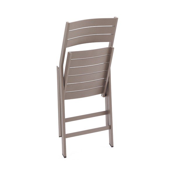 Svjetlo smeđa metalna vrtna stolica Torreta – Kave Home-image-3