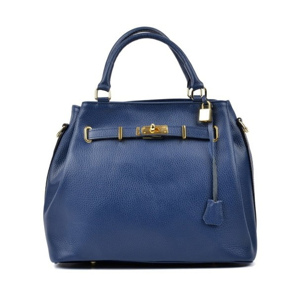 Plava kožna torbica Isabella Rhea Mahno