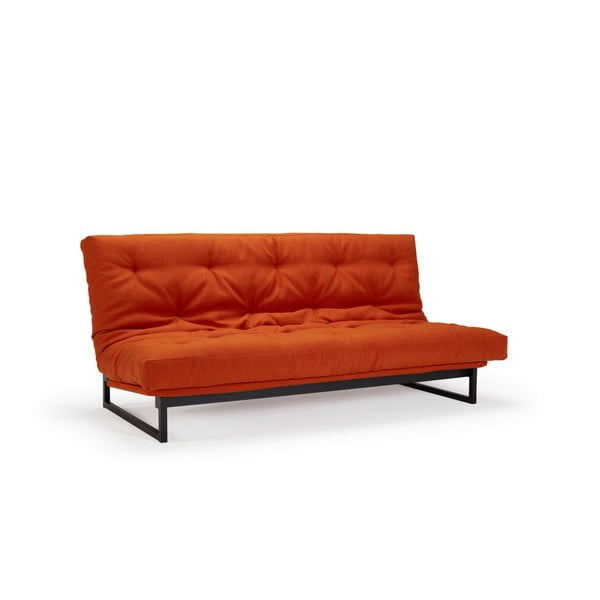 Crveni kauč na razvlačenje Innovation Fraction Elegant Elegance Paprika, 97 x 200 cm