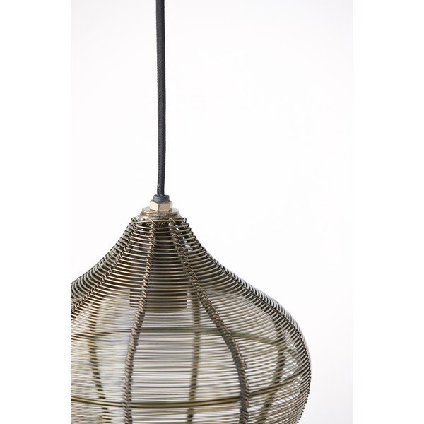 Metalna viseća svjetiljka u brončanoj boji ø 27 cm Alvaro – Light & Living-image-4
